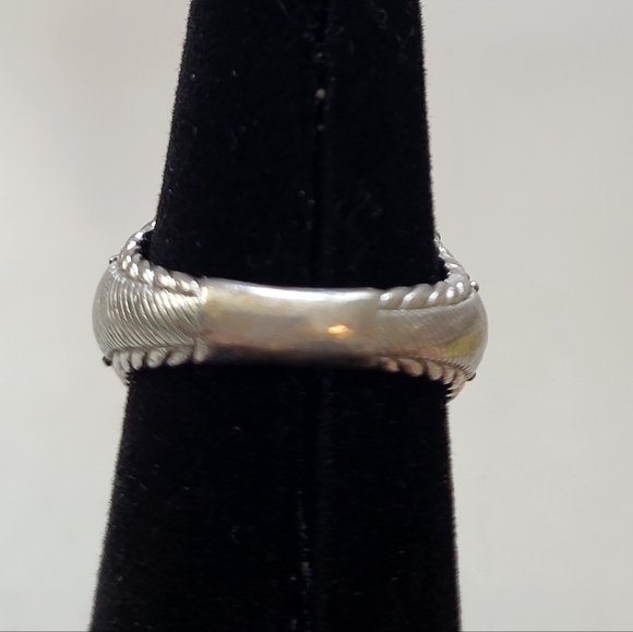 Judith Ripka Black Onyx Monaco Ring Size 6 - Picture 7 of 11